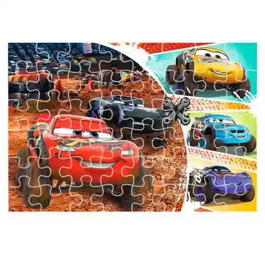 TF Пазлы "60-"Lightning McQueen with friends / Disney Cars 3", код 42180