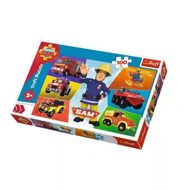 TF Пазлы "100" -"Sams vehicles / Prism A&D Fireman Sam", код 42175