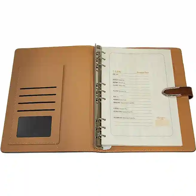 Agenda organizator cu bloc detasabil, B5, 1893 NEGRU