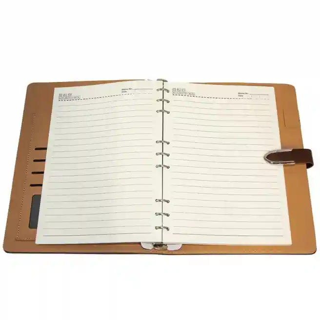 Agenda organizator cu bloc detasabil, B5, 1893 NEGRU
