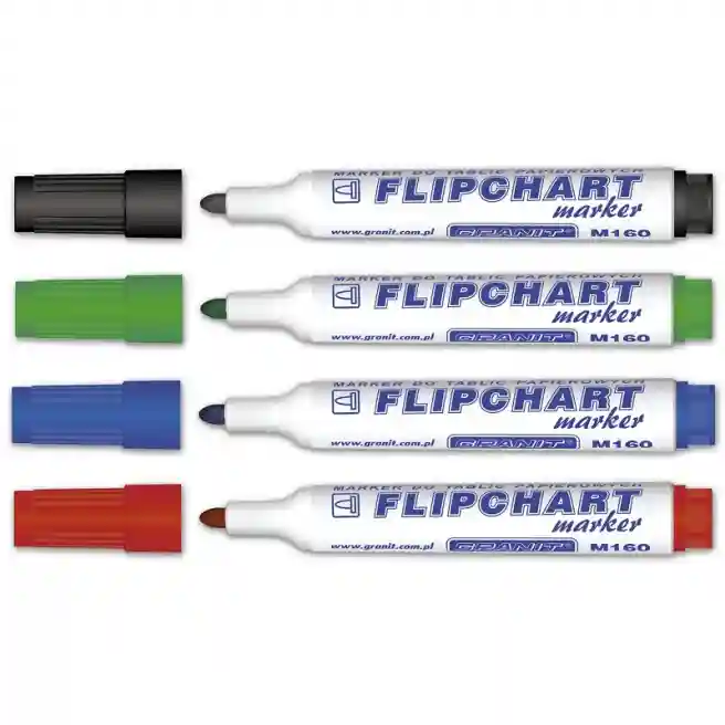 Set de markere GRANIT M160 pentru flipchart, (4 bucăți)