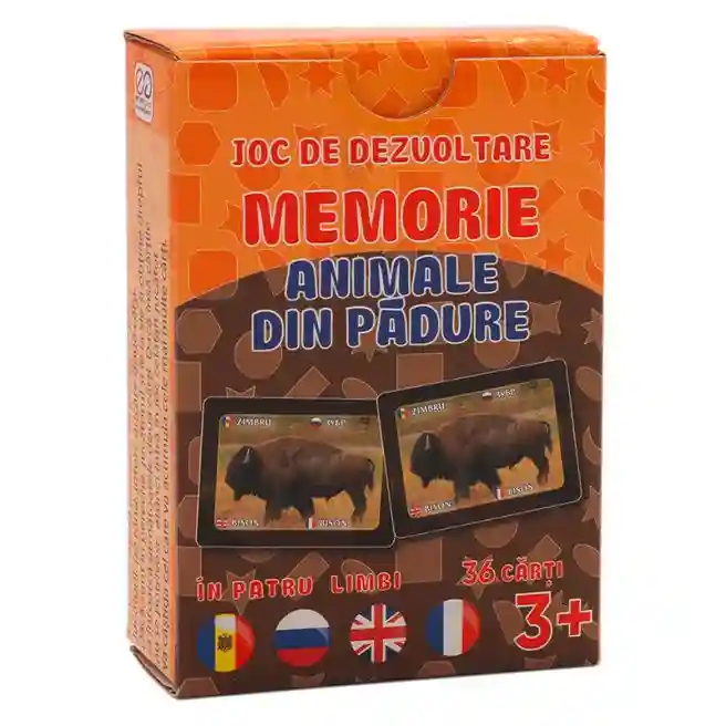 Joc de memorie. Animale de padure