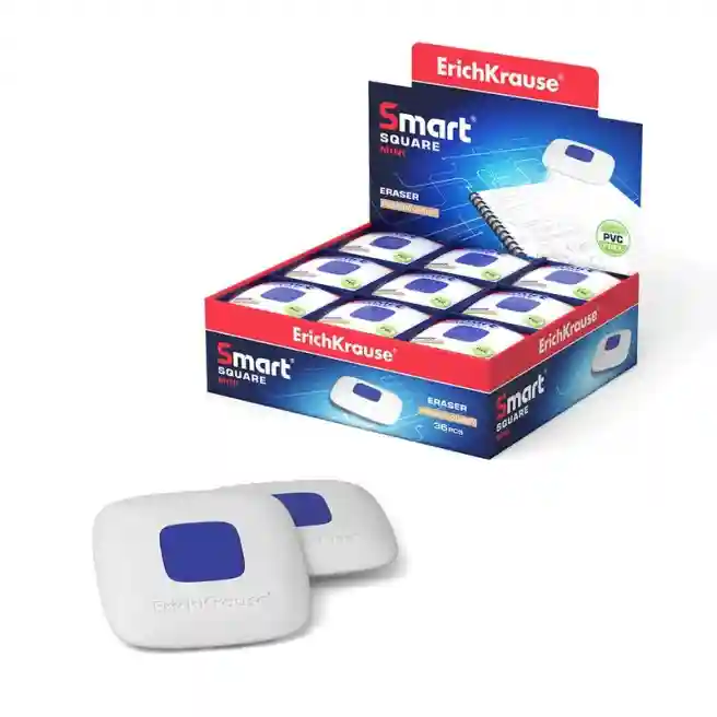 Radiera ErichKrause patrat, seria "Smart Mini Square" (per bucată)