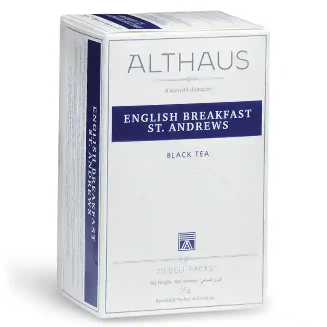 Ceai Althaus English Breakfast St. Andrews, negru, 20 x 1,75 gr.