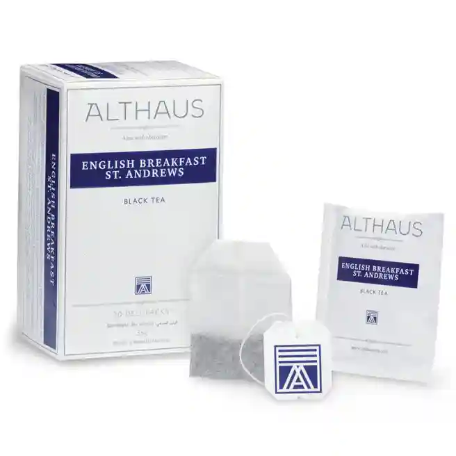 Ceai Althaus English Breakfast St. Andrews, negru, 20 x 1,75 gr.