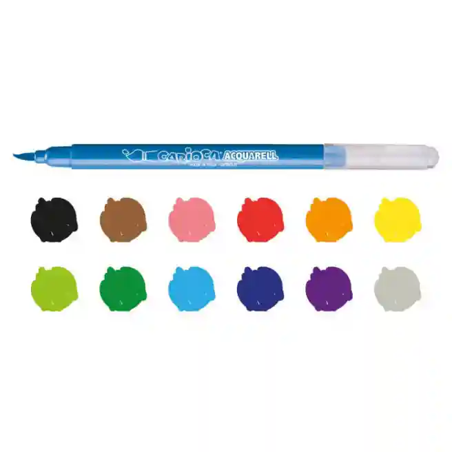 Set carioci Carioca ACQUARELL, 12 buc