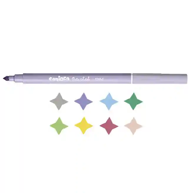 Set carioci Carioca Pastel, 8 buc