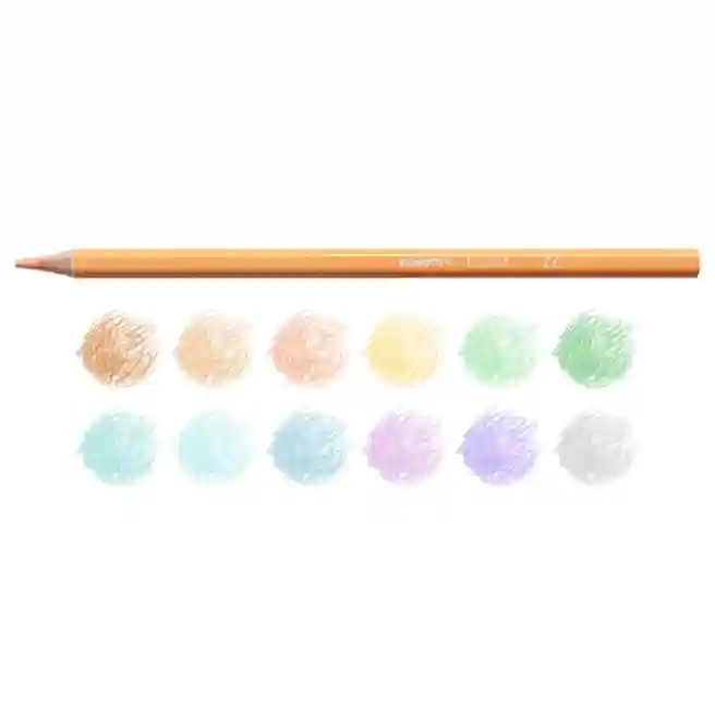 Set de creioane colorate Carioca Pastel, 12 cul.