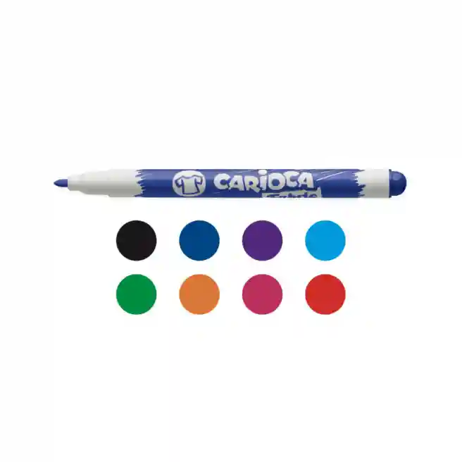 Set Carioca marker pentru tabla, 8 cul.