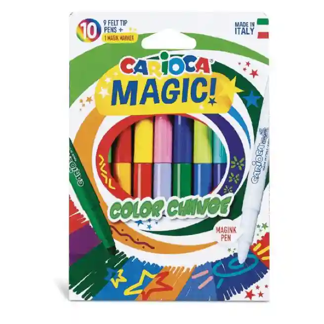 Set carioci Carioca Magic Color Change, 10 buc