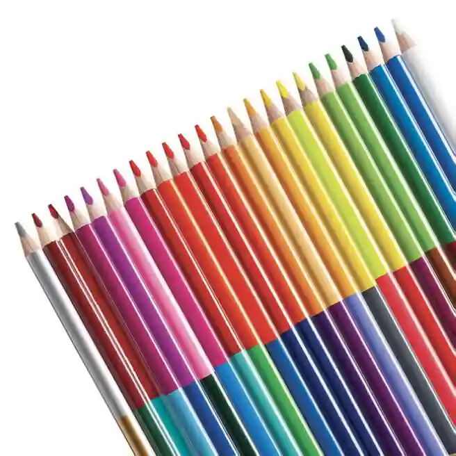 Set creioane colorate Carioca Bi-Color, 24 culori, 43031