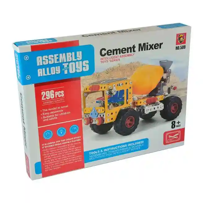 Constructor metalic "Cement Mixer" 296 elemente, cod 132608