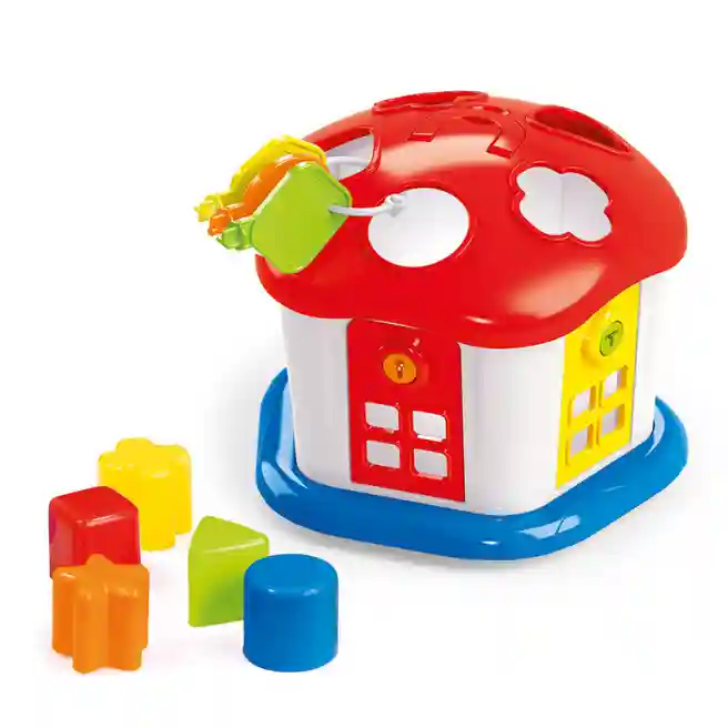 DL Sorter Casuta vesela cu chei, 9 piese, cod 44489