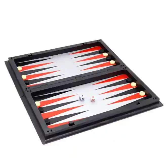 Joc de masă 3în1 (sah/dame/table) magnetic, cod 138704