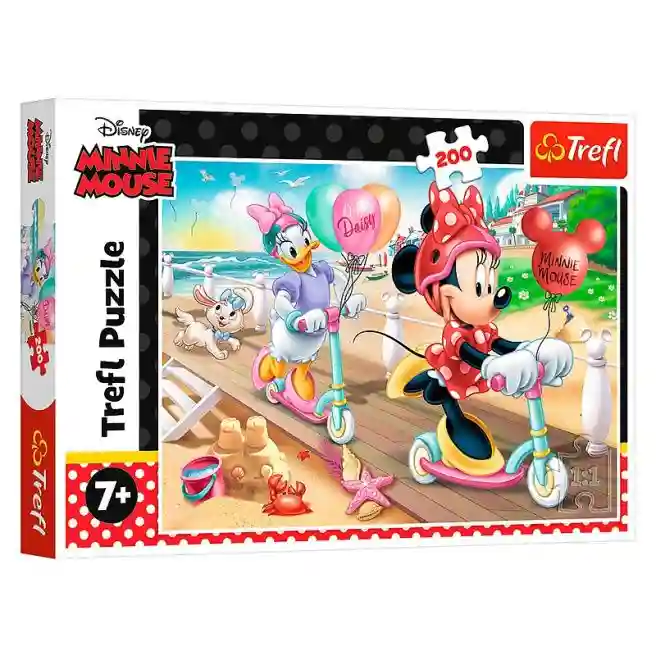TF Пазлы "200" - Minnie on the beach / Disney Minnie, код 44647
