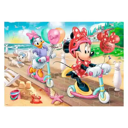 TF Пазлы "200" - Minnie on the beach / Disney Minnie, код 44647
