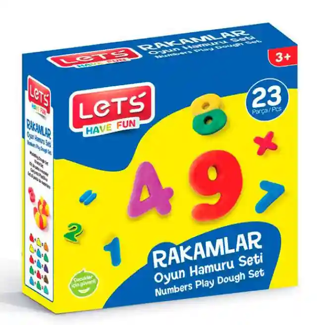 LT Набор массы для лепки "Number Set", 10 цифр и 5 символов 8*20 гр., код 44862