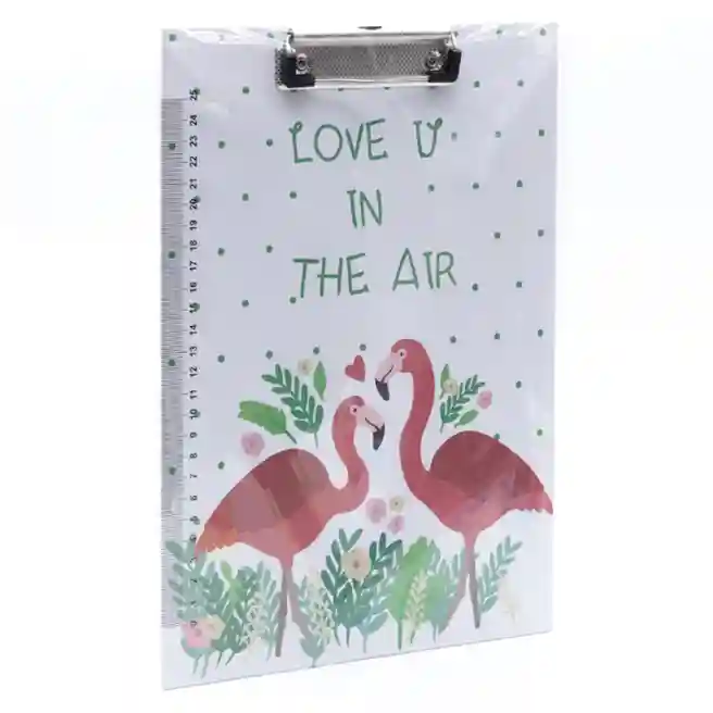 Clipboard plastic А4 Flamingo