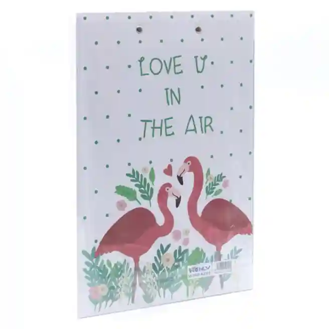 Clipboard plastic А4 Flamingo