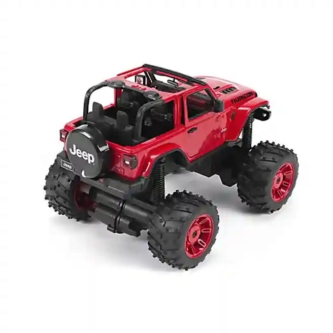 RS Машина р/у RASTAR 1:14 JEEP Wrangler JL with Big foot design, красная, код 27066