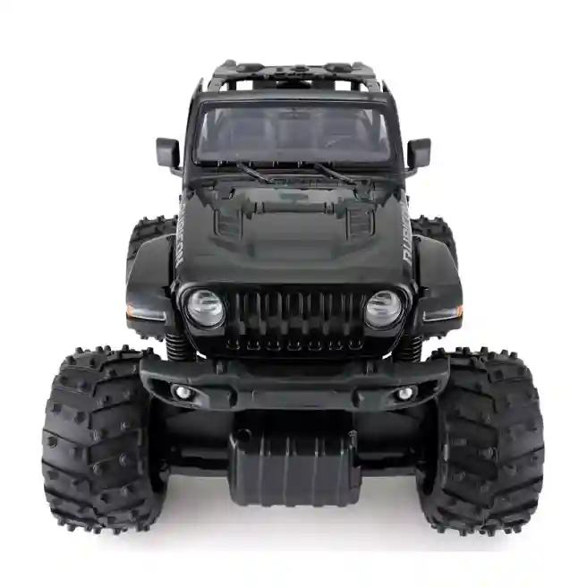 RS Машина р/у RASTAR 1:14 JEEP Wrangler JL with Big foot design, черная, код 27067