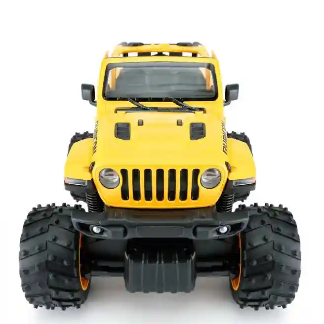 RS Машина р/у RASTAR 1:14 JEEP Wrangler JL with Big foot design, желтая, код 27068