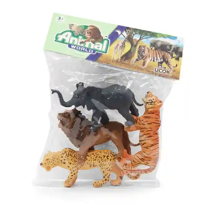 Set animale sălbatice  12cm 4buc, cod 28131