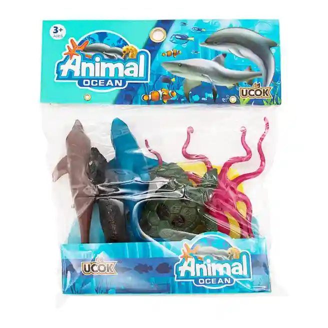 Set animale marine 12 cm, 6 buc, cod 28137
