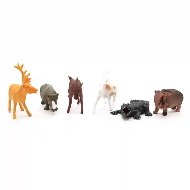 Set animale sălbatice 12cm 6buc, cod 28134
