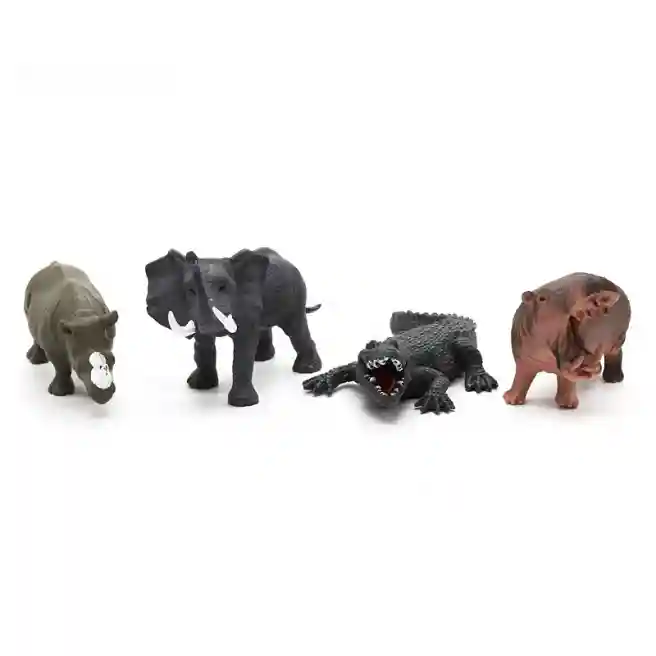 Set animale sălbatice 12cm 4buc, cod 28127