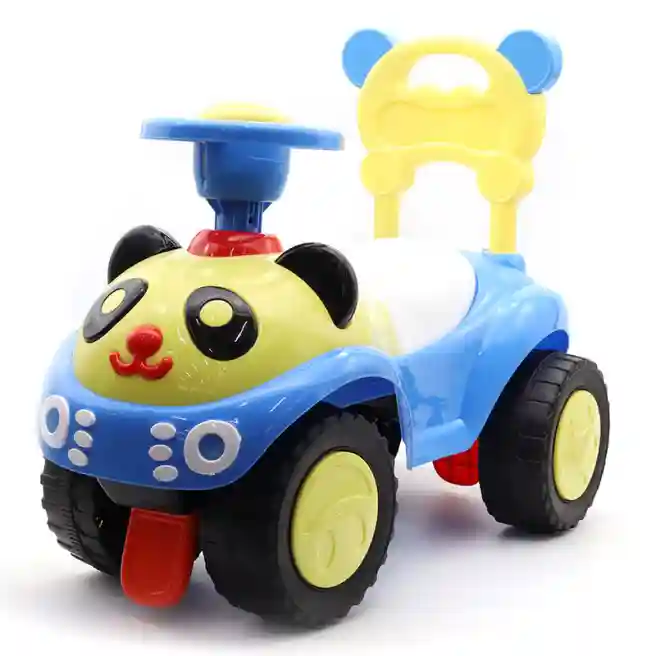 Mașinuță de împins Panda, albastră, cod 141610
