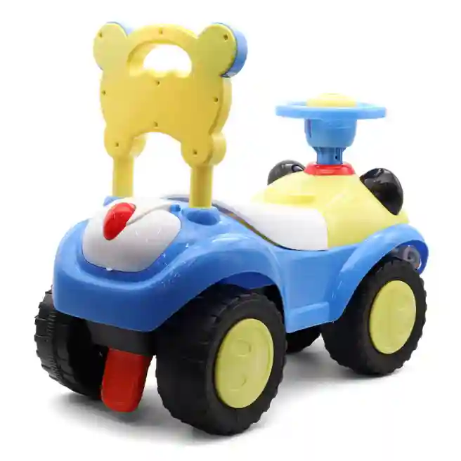 Mașinuță de împins Panda, albastră, cod 141610