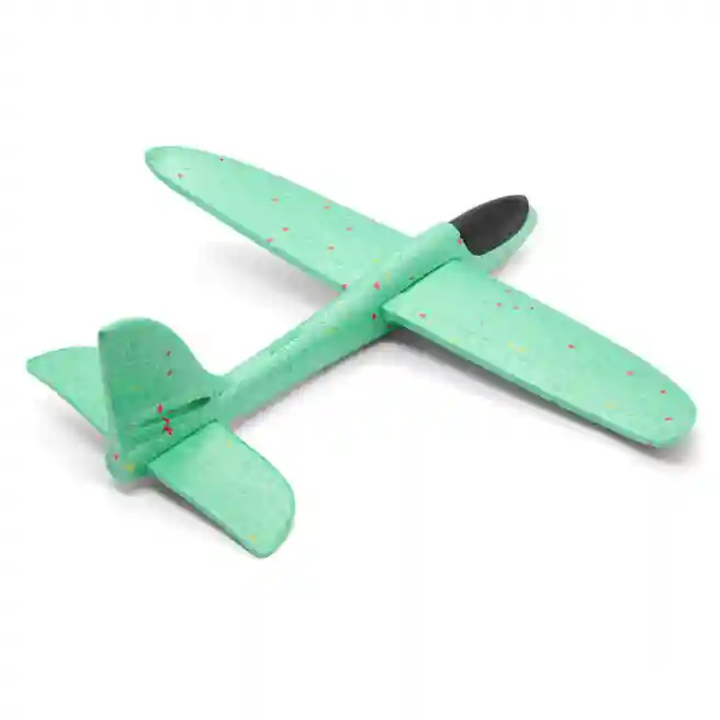 Avion planor 48 cm, verde, cod 140654