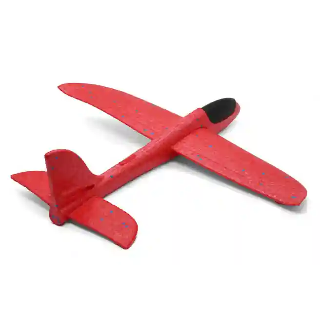 Avion planor 48cm, roșu, cod 140658