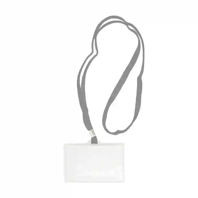 Ecuson ARGO cu cu snur negru, 90x56 mm
