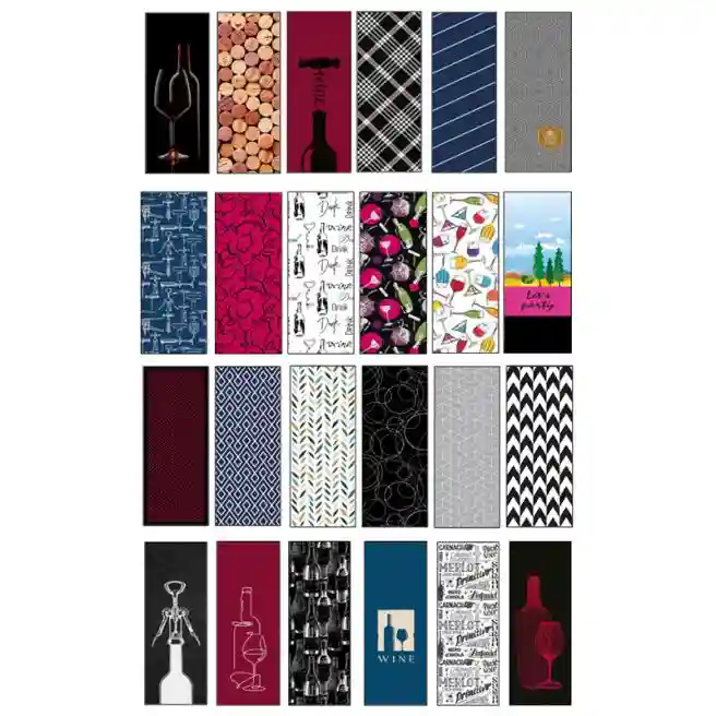 Punga pentru cadouri pentru Butelie, 12,7x33x11,3 cm (mix 24 buc / pachet)