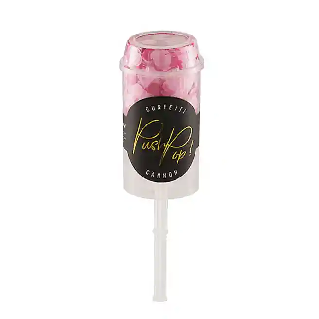 Конфетти-пушка Push Pop, розовый микс