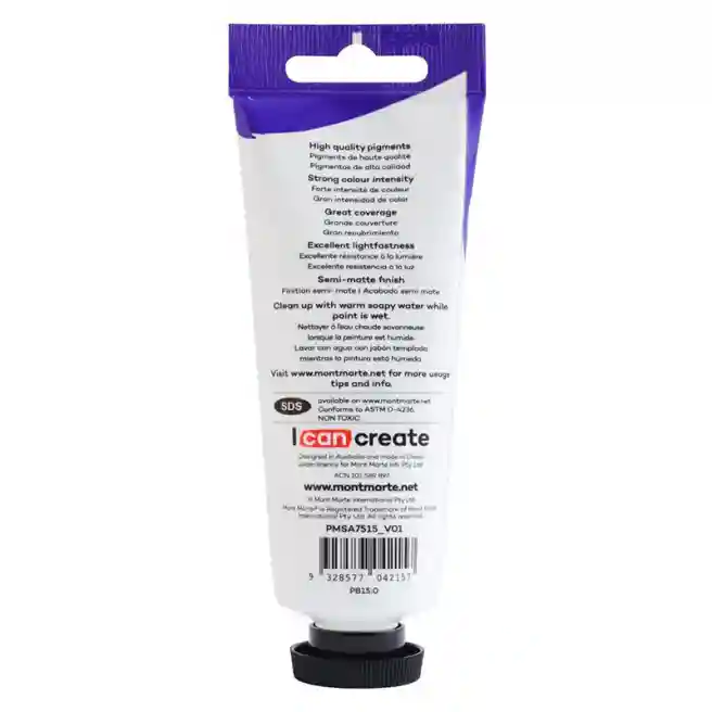 Vopsele  Satin acril 75 ml, Phthalo Blue