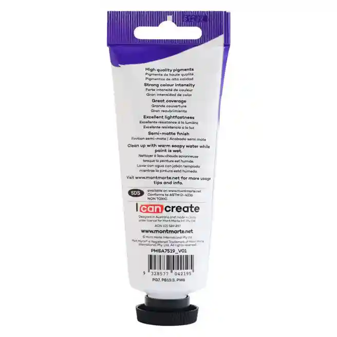 Vopsele Satin acril 75 ml, Turquoise