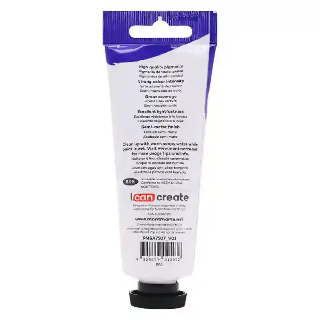 Vopsele Satin acril 75 ml, Vermilion
