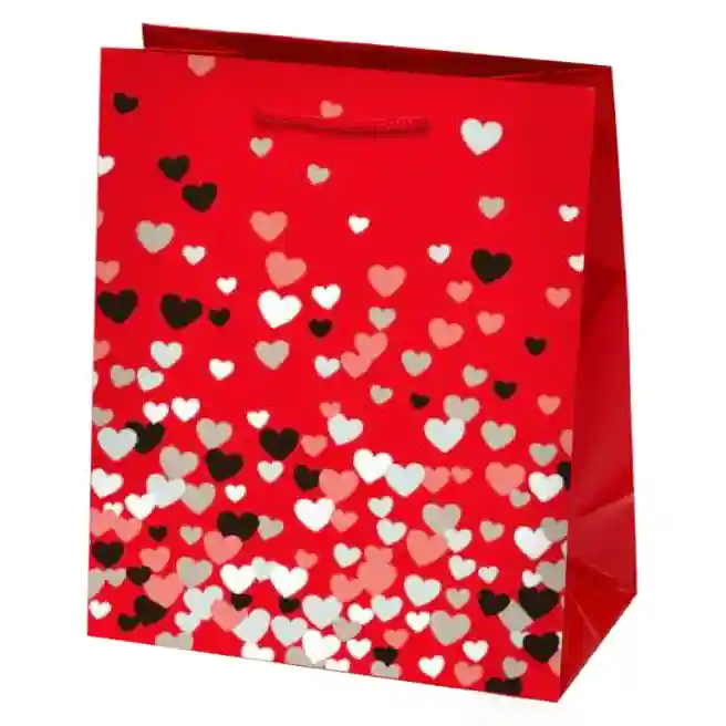 Пакет подарочный Valentines , 26,4x32,4x13,7см (в миксе 24 шт)