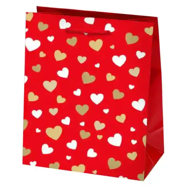 Пакет подарочный Valentines , 26,4x32,4x13,7см (в миксе 24 шт)