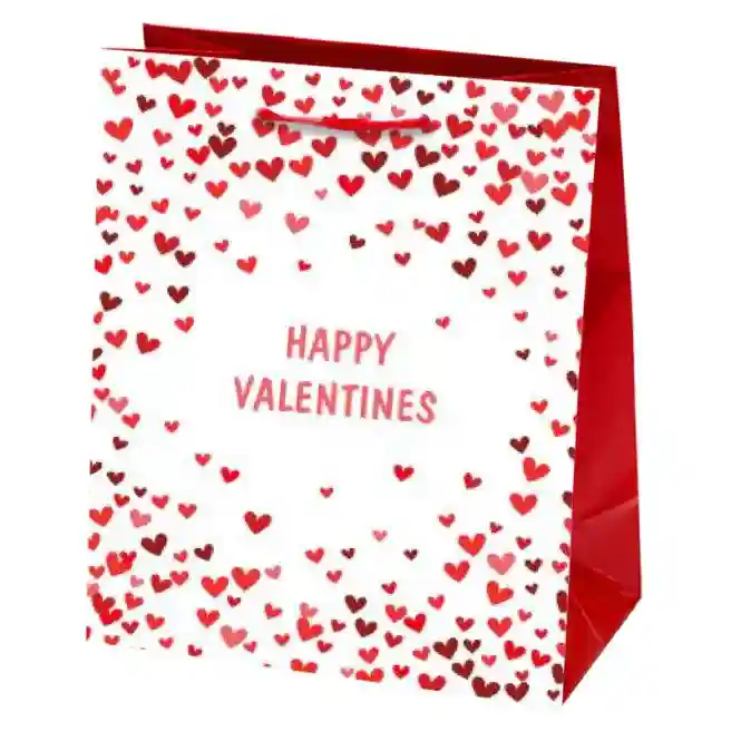 Пакет подарочный Valentines , 26,4x32,4x13,7см (в миксе 24 шт)