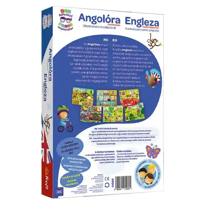TF Игра настольная "Английский для дошкольников" Little Explorer (ro), код 45785