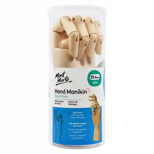 Manechin de lemn mana M.M. 25cm Stanga art.MAXX0035