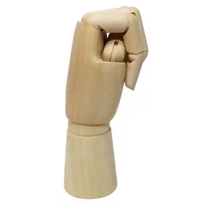 Manechin de lemn mana M.M. 25cm Stanga art.MAXX0035