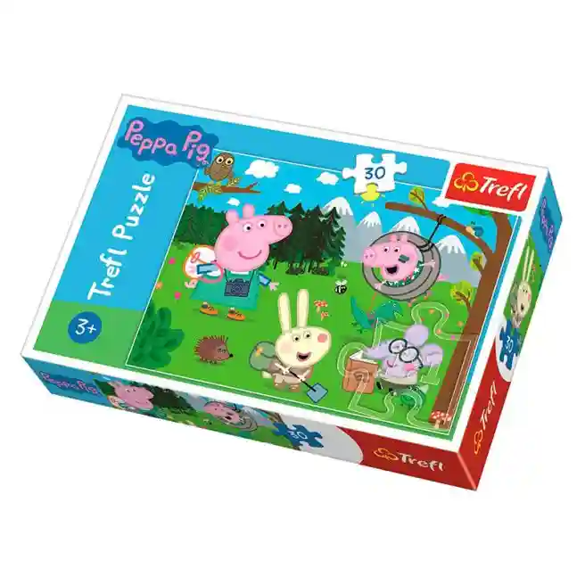TF Пазлы "30" - Лесная экспедиция / Peppa Pig, код 46557
