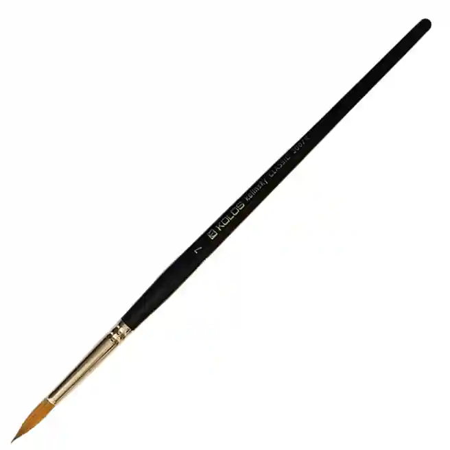 Pensulă rotundă, kolonoc Classic 3007R, №7, KOLOS