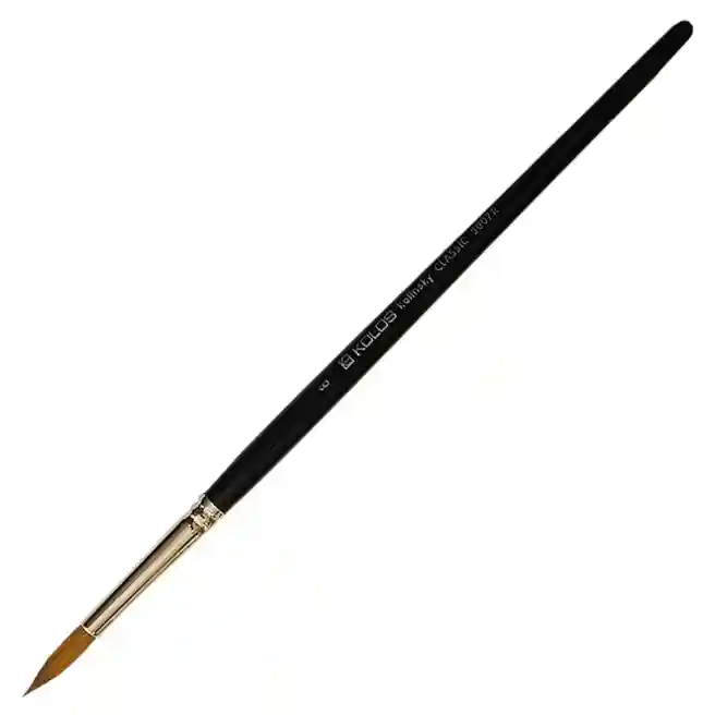 Pensulă rotundă, kolonoc Classic 3007R, №8, KOLOS