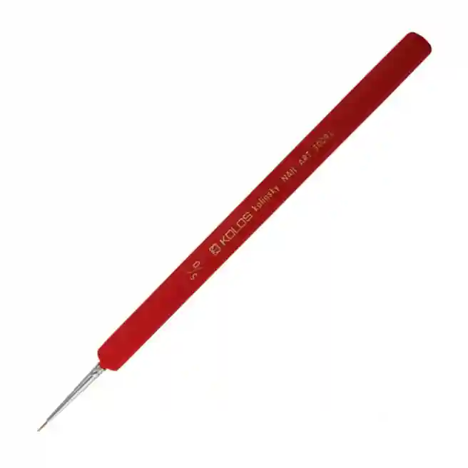 Pensulă rotundă, kolonoc Nail art 3009L, № 5/0, KOLOS